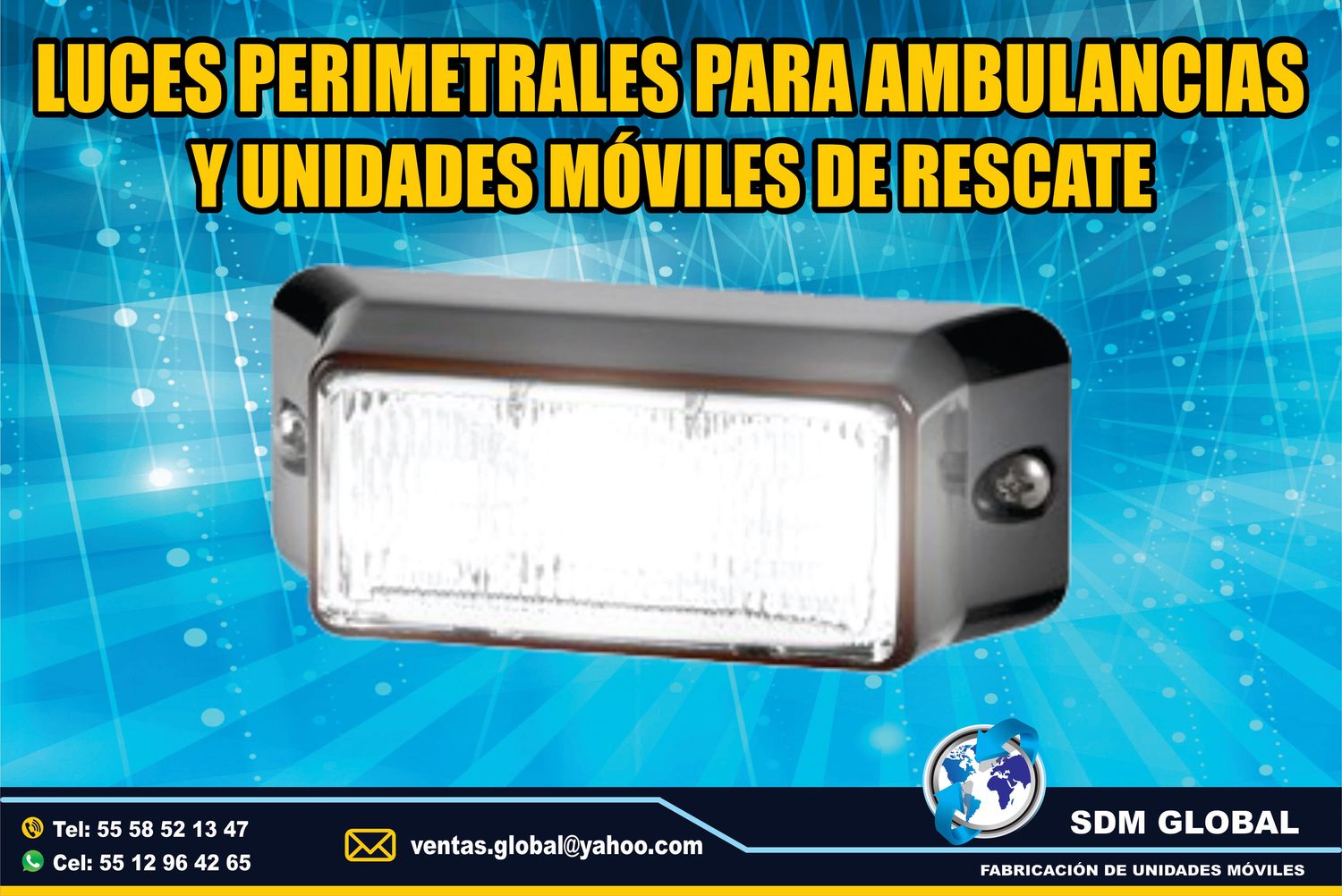 Venta de Luces Perimetrales Auxiliares para MotoPatrullas<br>