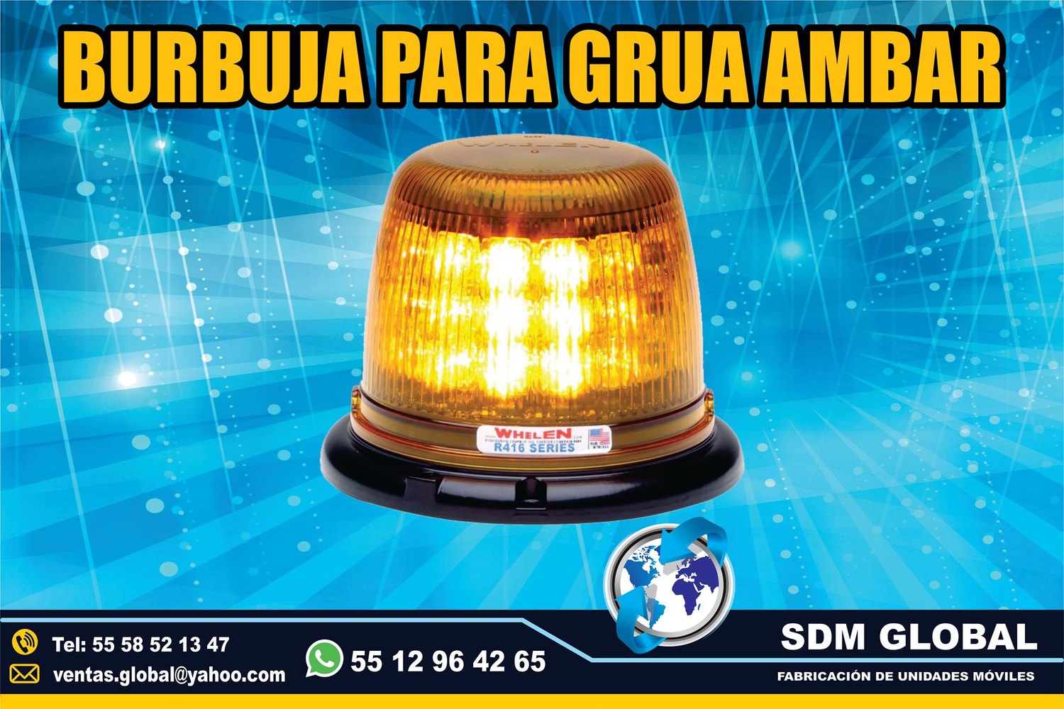 Venta de Luces Auxiliar para GRUAS de PLATAFORMA<br>