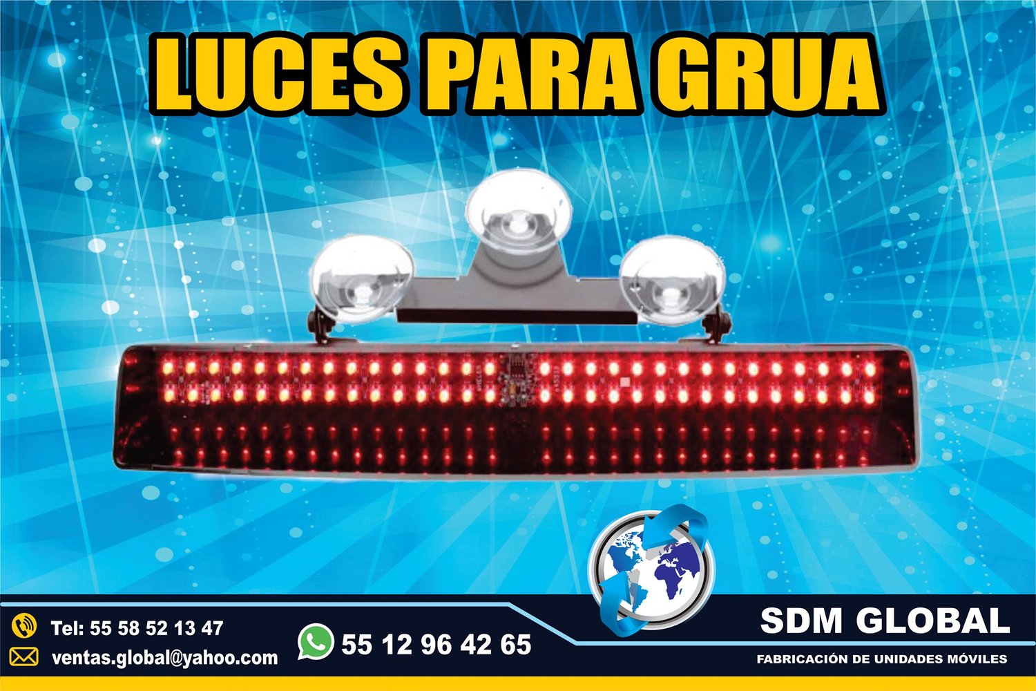 Venta de Luces Auxiliar para GRUAS PLATAFORMA<br>