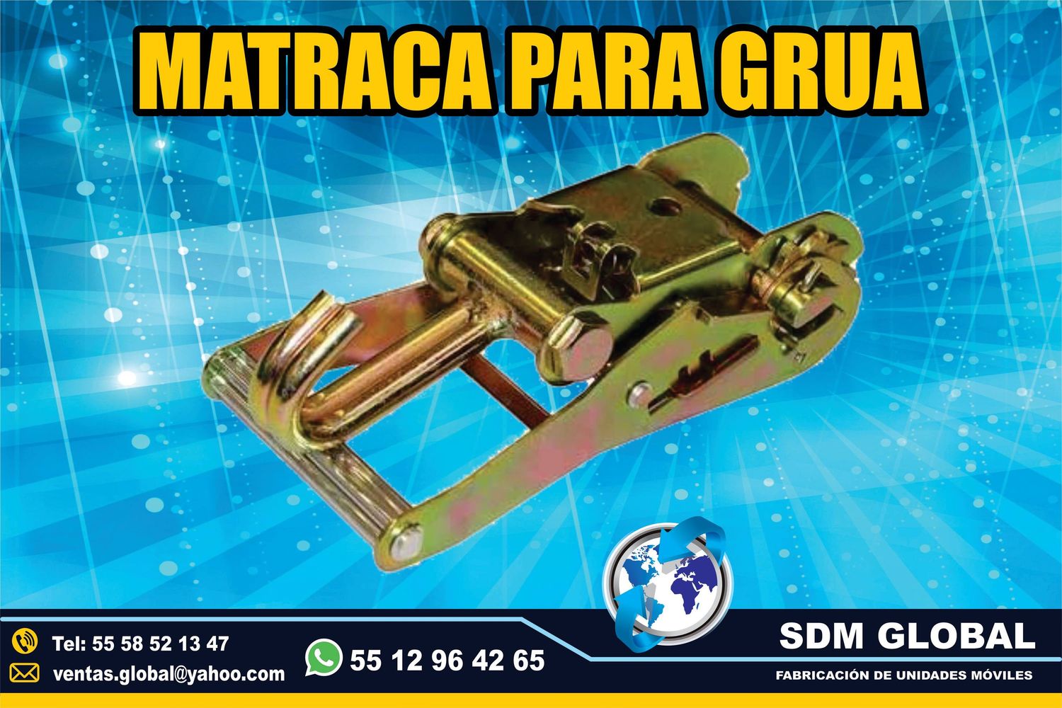 VENTA DE MATRACAS DE AMARRE para gruas <br>