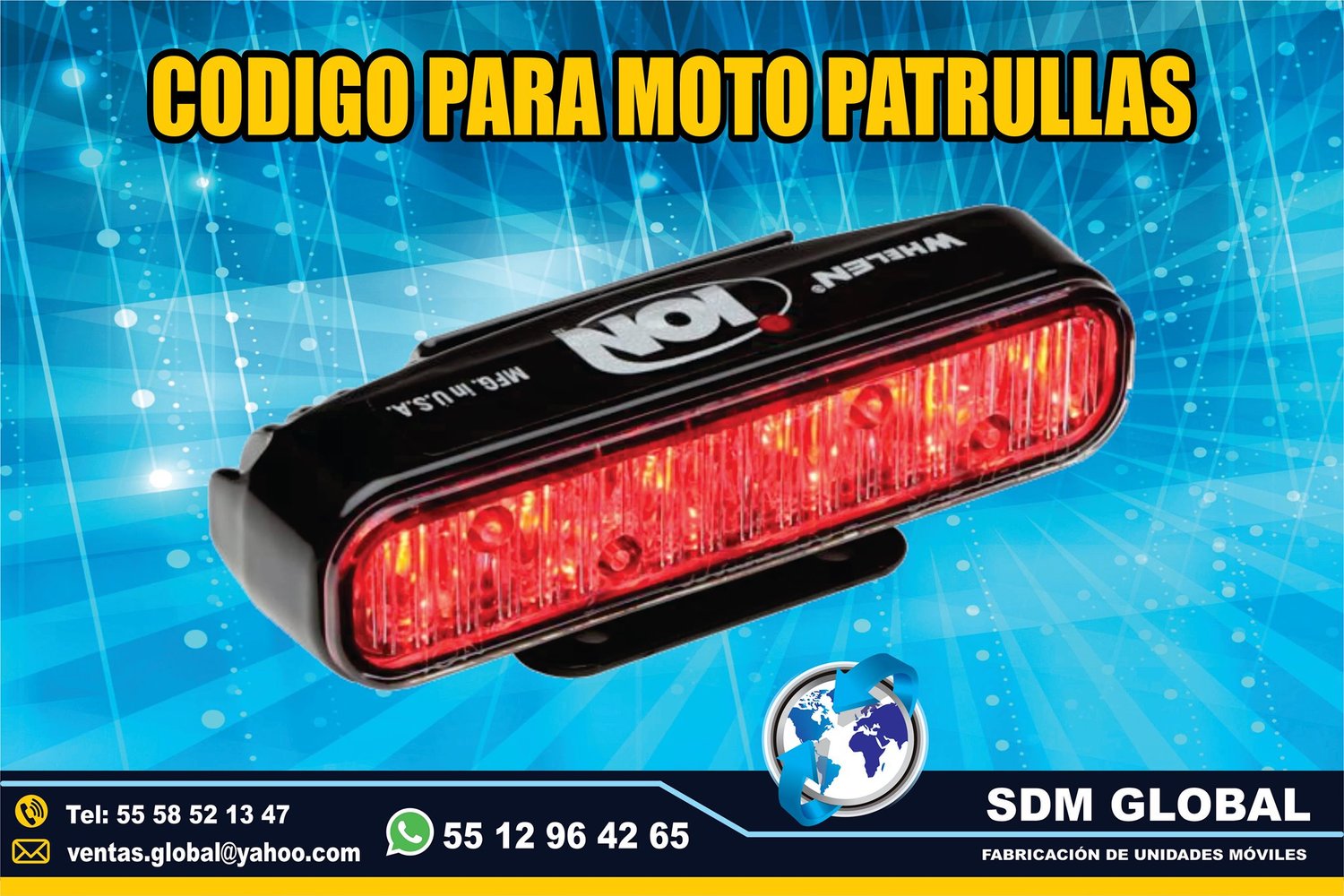 Venta de Luces Auxiliar para GRUAS PLATAFORMA<br>