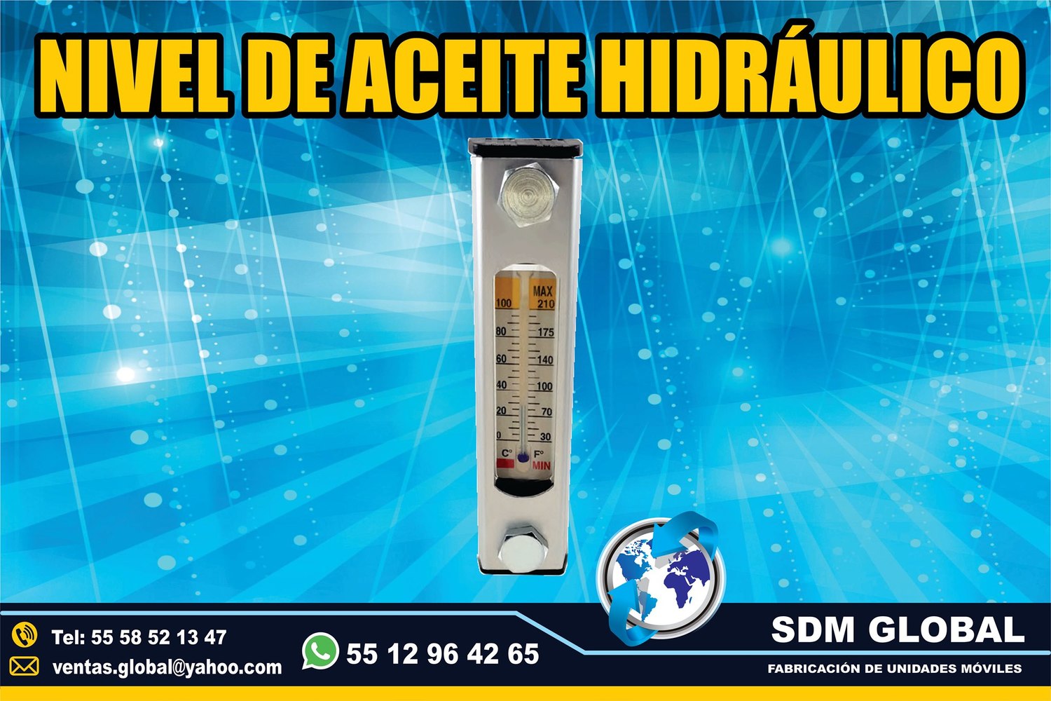Venta de Nivel de aceite para compactadores recolectores de basura<br>