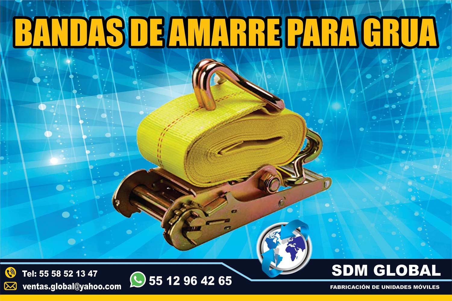 VENTA DE SIRENA LUCES Y EQUIPOVENTA DE BANDAS DE AMARRE para gruas Federal Signal<br>