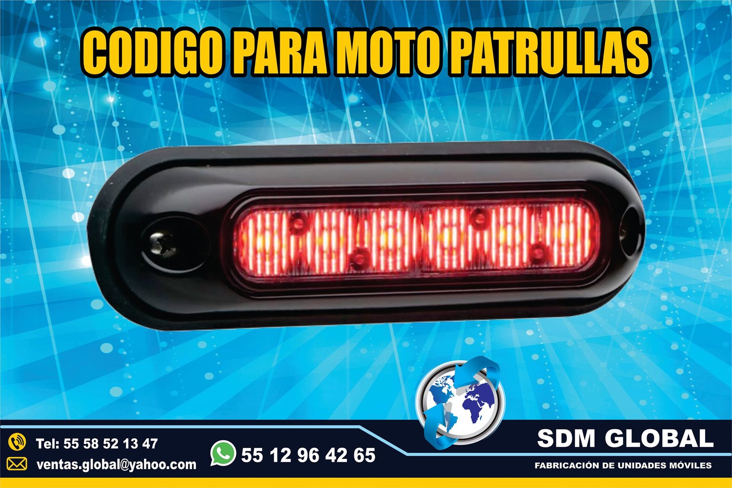 Venta de Luces Auxiliar para GRUAS ARRASTRE<br>