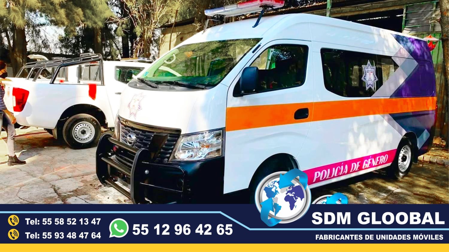 Fabricantes de Unidad Movil de Policia de Genero rosa mujer violeta<br>