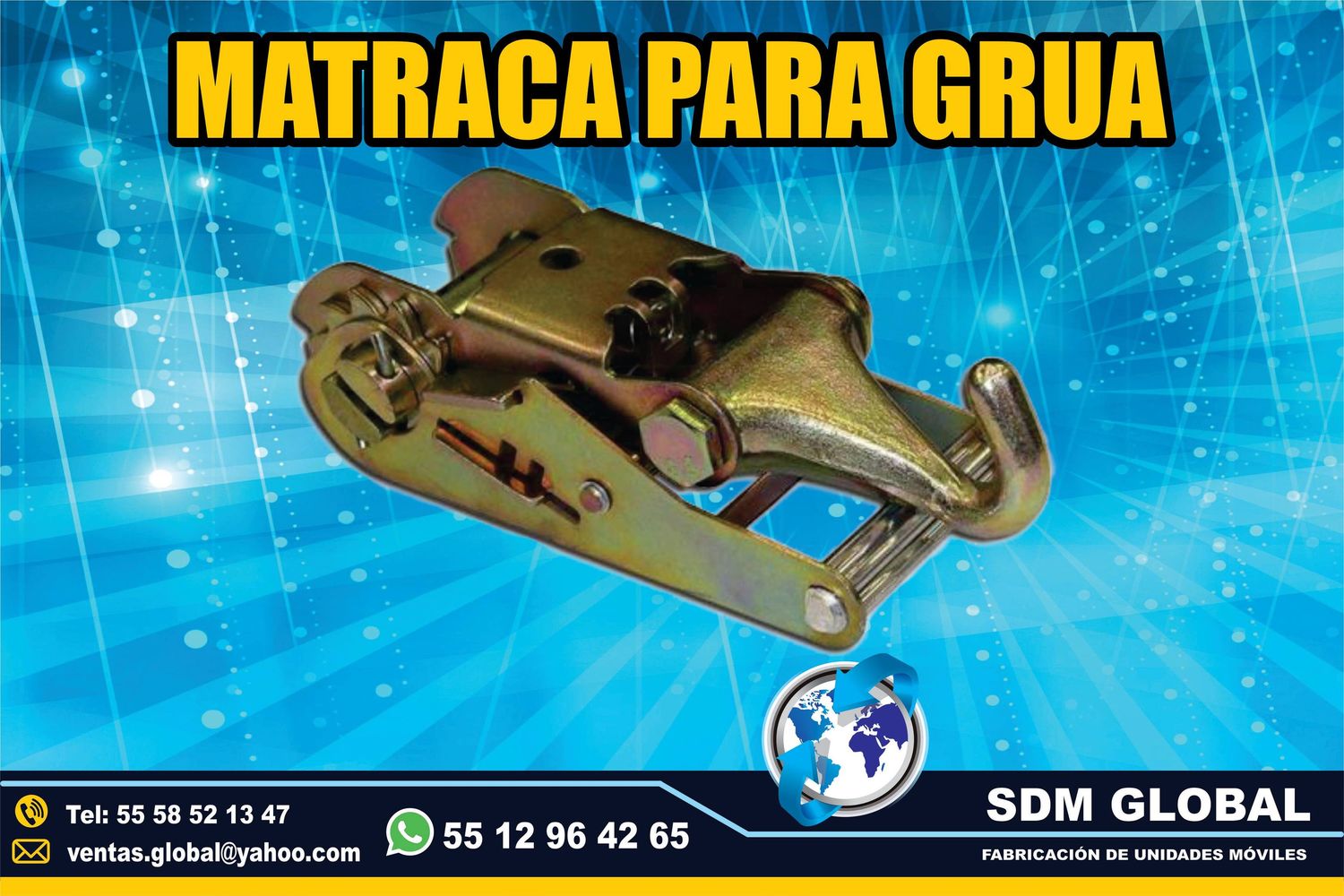 VENTA DE MATRACAS DE AMARRE para gruas <br>