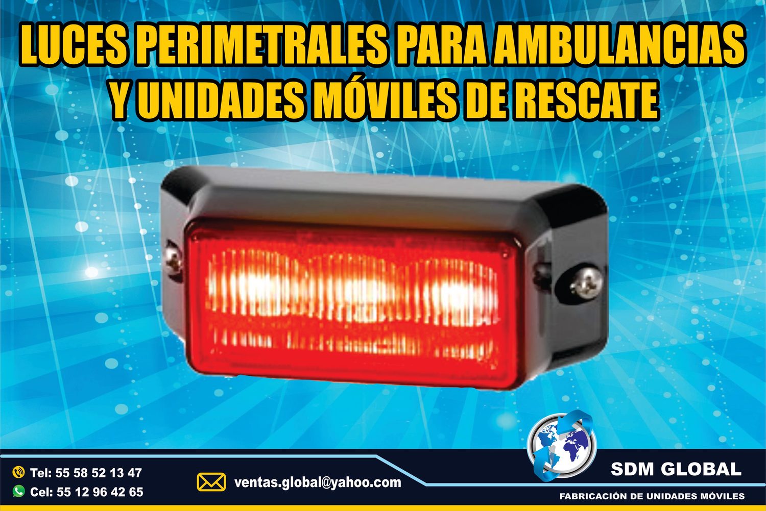 Venta de Luces Perimetrales Auxiliares para MotoPatrullas<br>