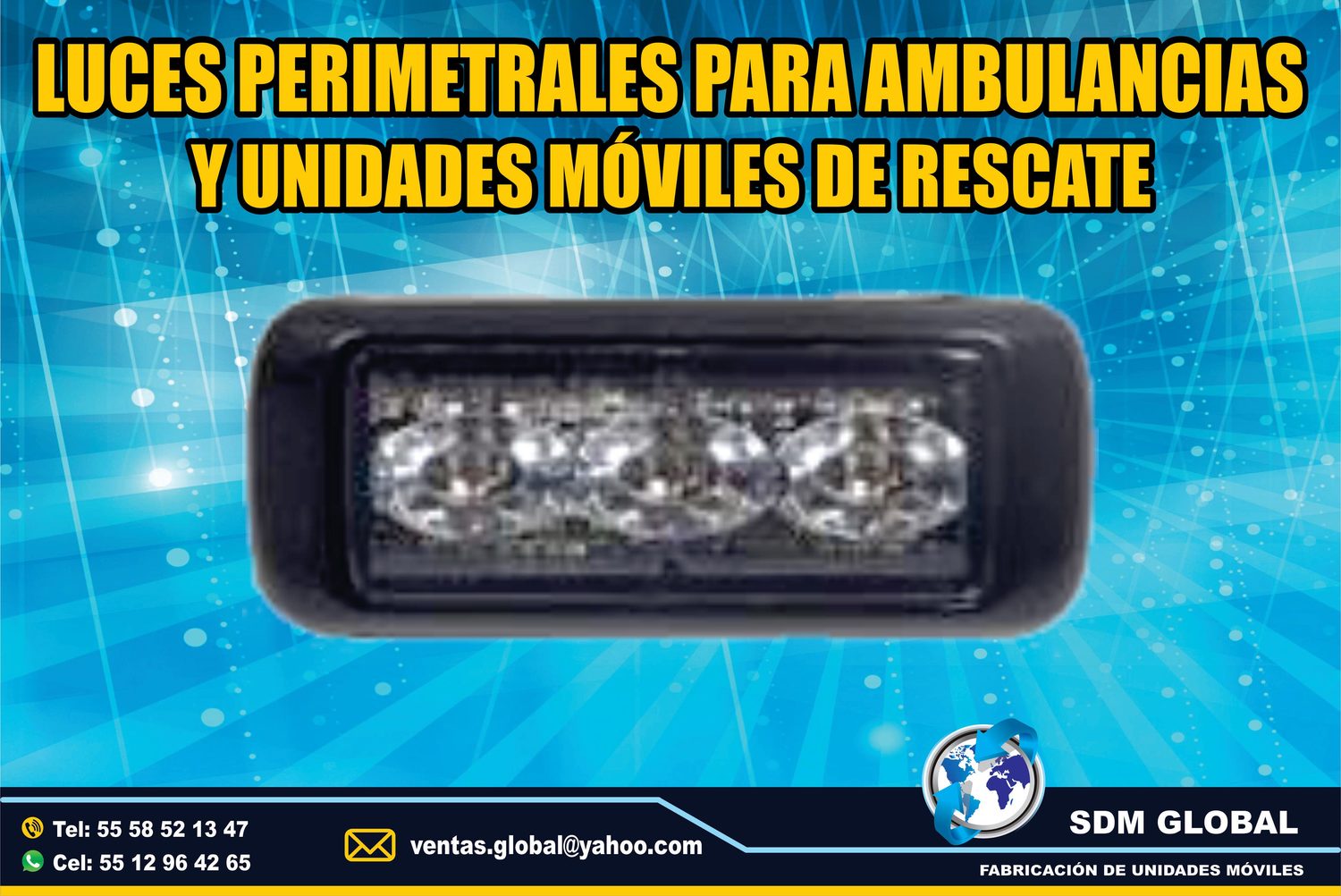 Venta de Luces Perimetrales Auxiliares para MotoPatrullas<br>