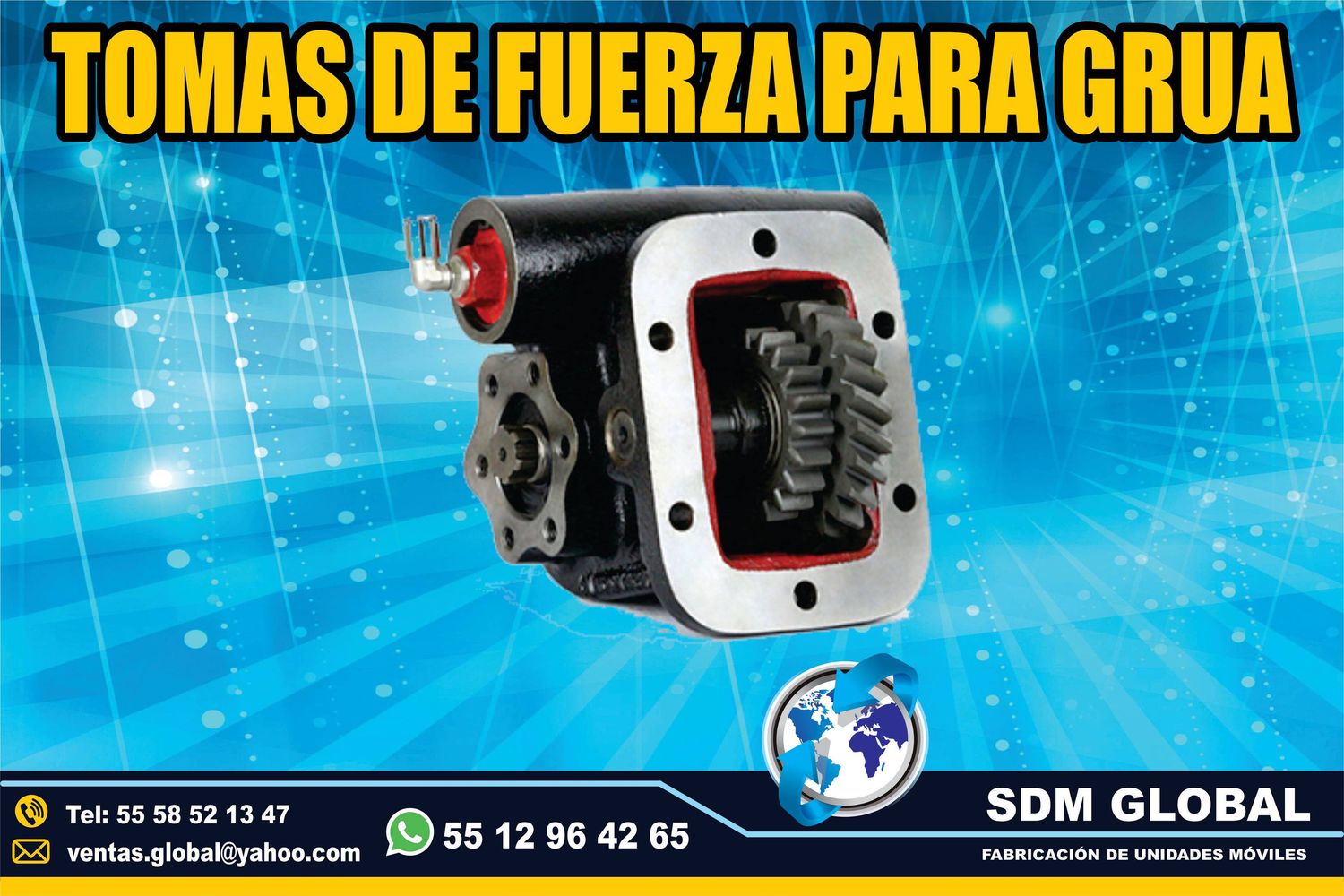 VENTA DE TOMA DE FUERZA para gruas<br>