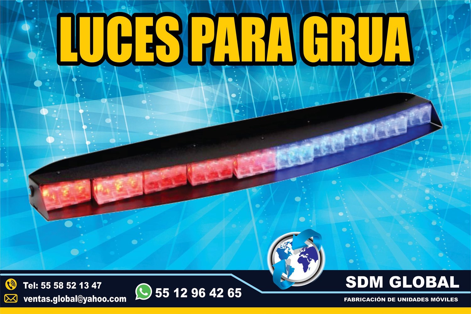 Venta de Luces Auxiliar para GRUAS SALVAMENTO<br>
