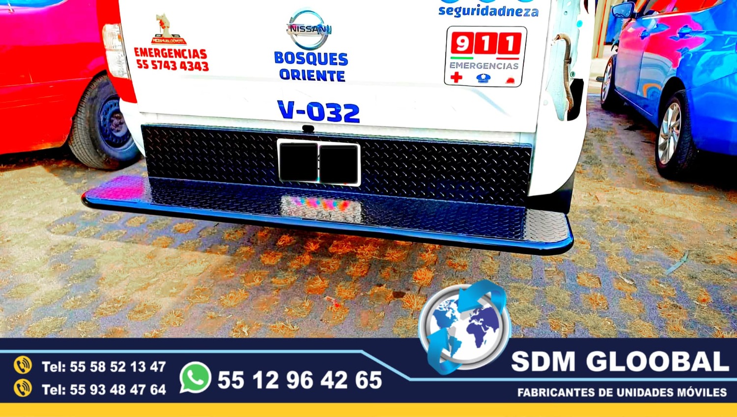 Fabrica de  Defensa tipo escalon para Patrullas Pick Up Sedan<br>