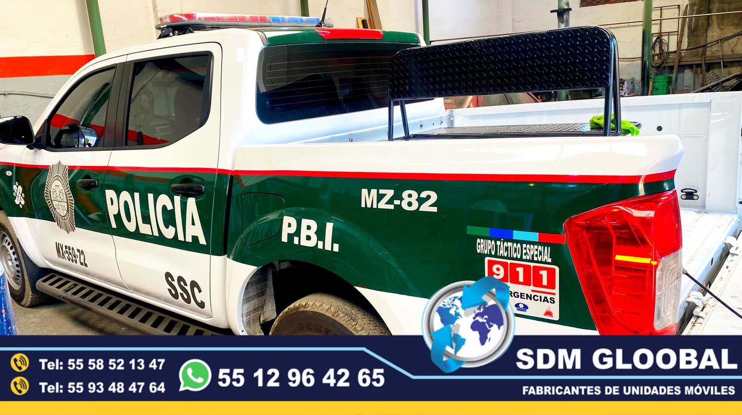 Equipamiento de Patrullas Pick Up Fabricacion Conversion y Venta 
