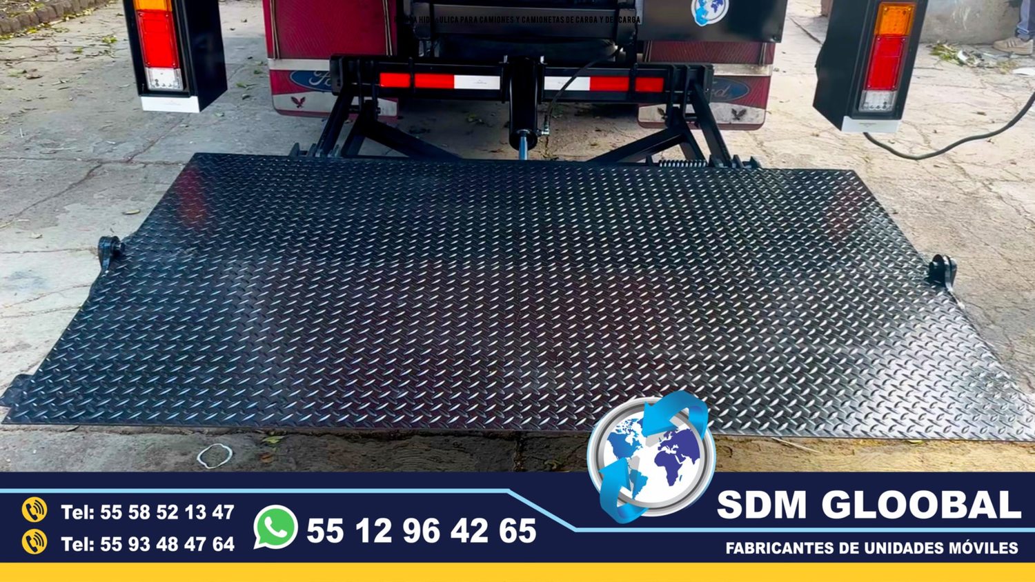 Fabricantes de Rampas Hidraulicas para camioneta y camion de carga <br>
