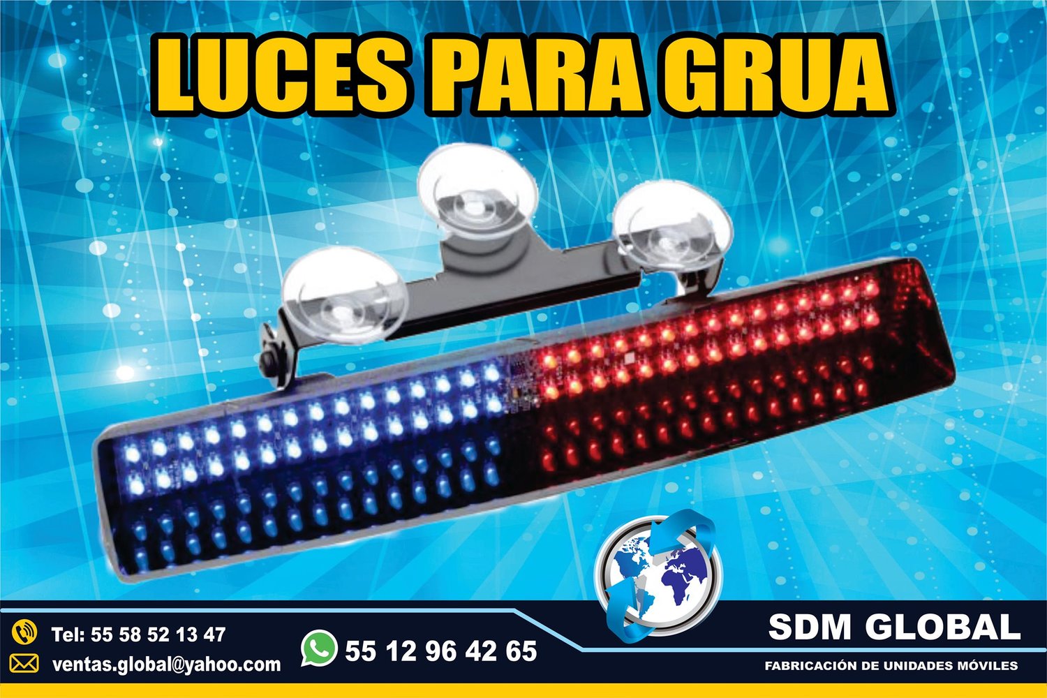 Venta de Luces Auxiliar para GRUAS PLAFORMA<br>