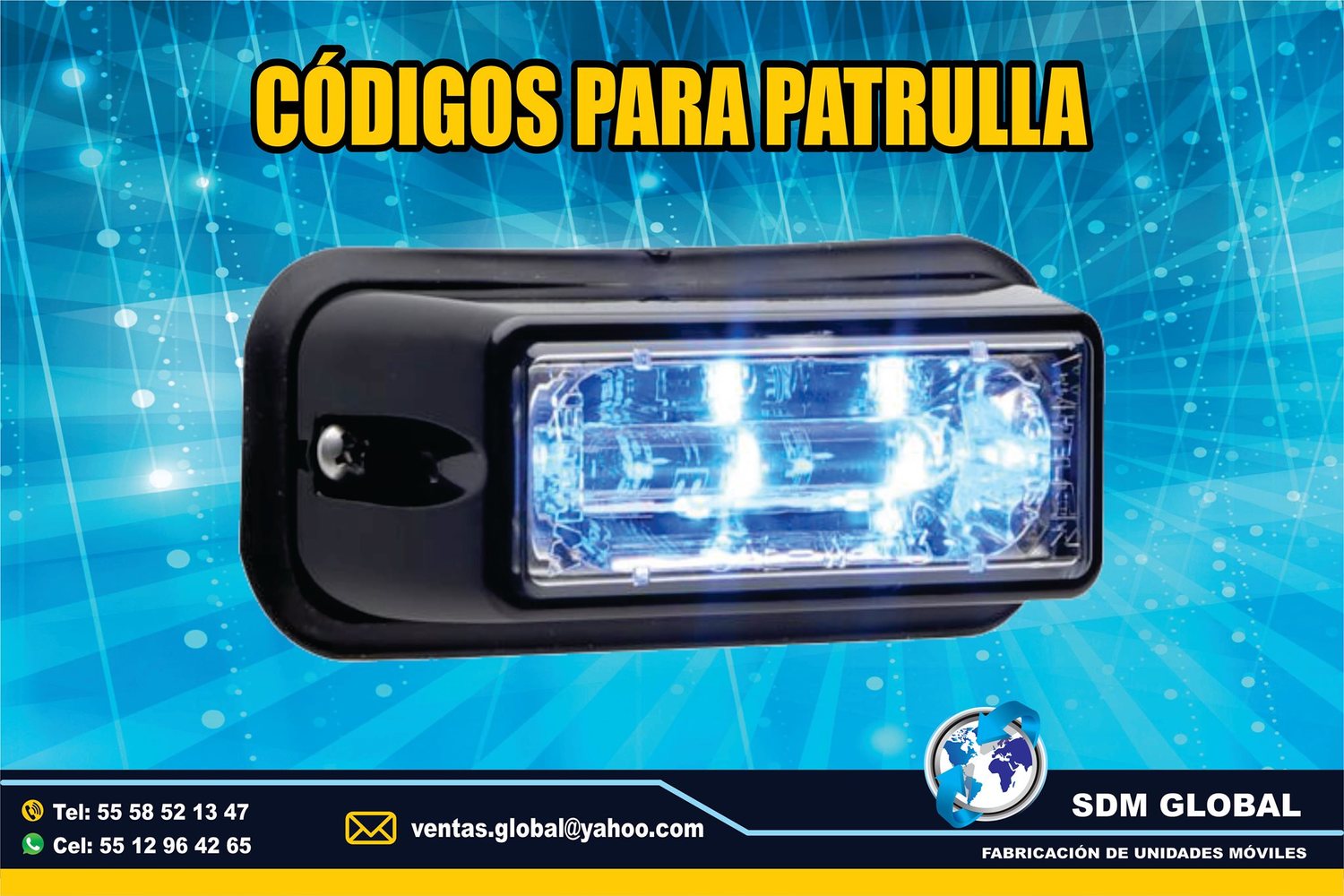 Venta de Luces Perimetrales Auxiliares para MotoPatrullas<br>