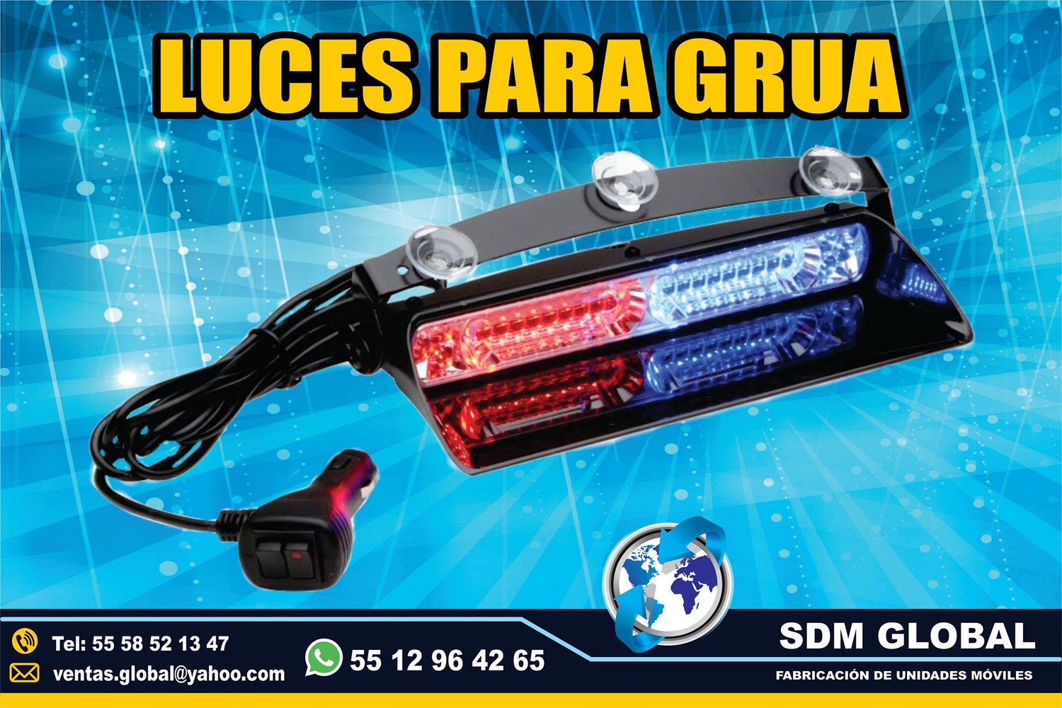 Venta de Luces Auxiliar para GRUAS ARRASTRE<br>