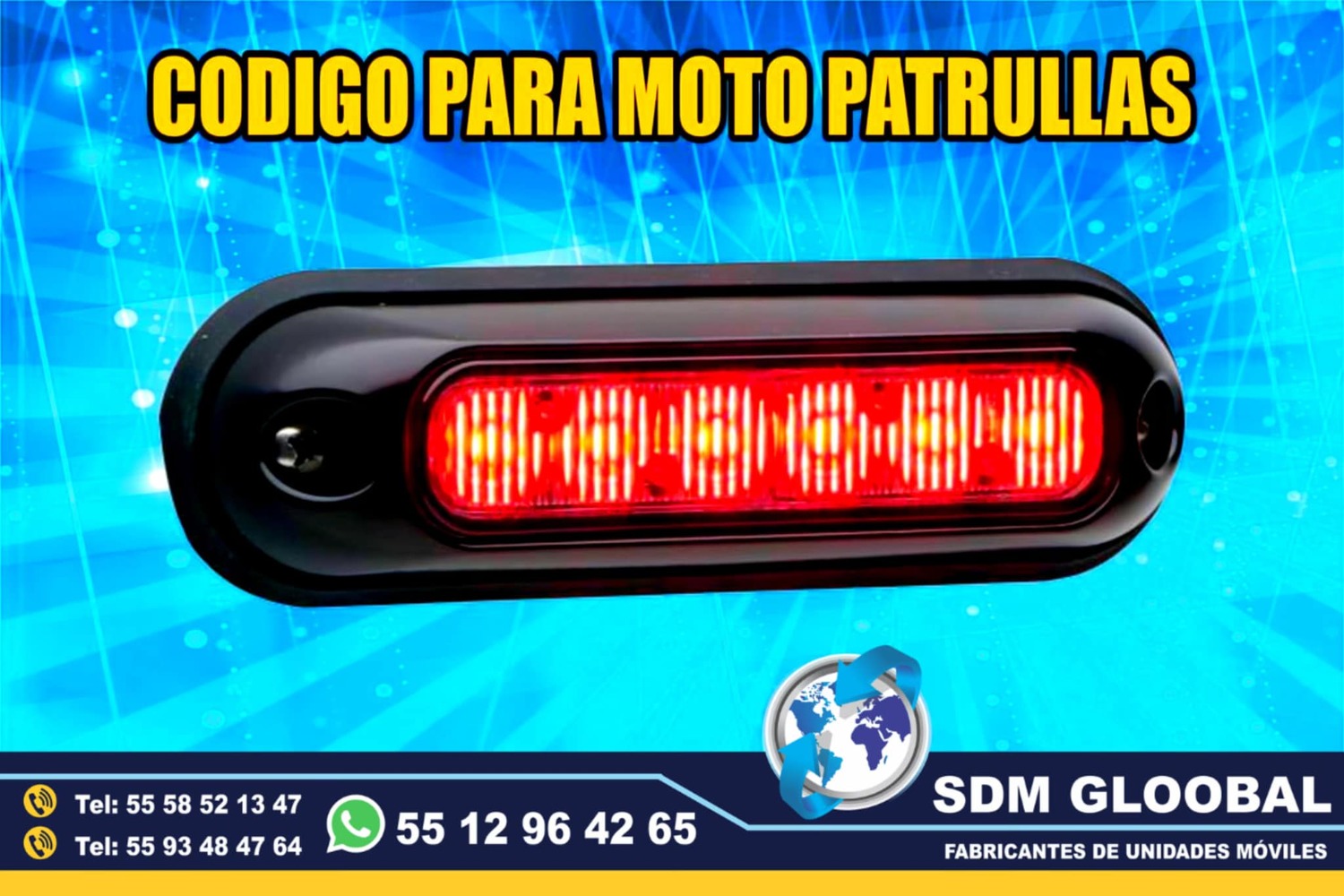 Venta e Instalacion de Luces Perimetrales Auxiliares Emergemcia para Ambulancias de Traslado      <br>