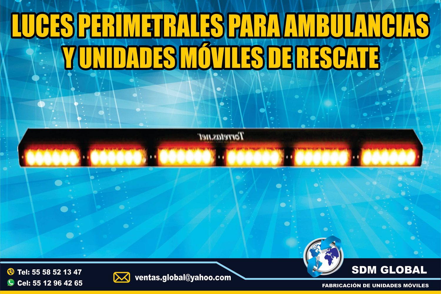 Venta de Luces Perimetrales Auxiliares para MotoPatrullas<br>