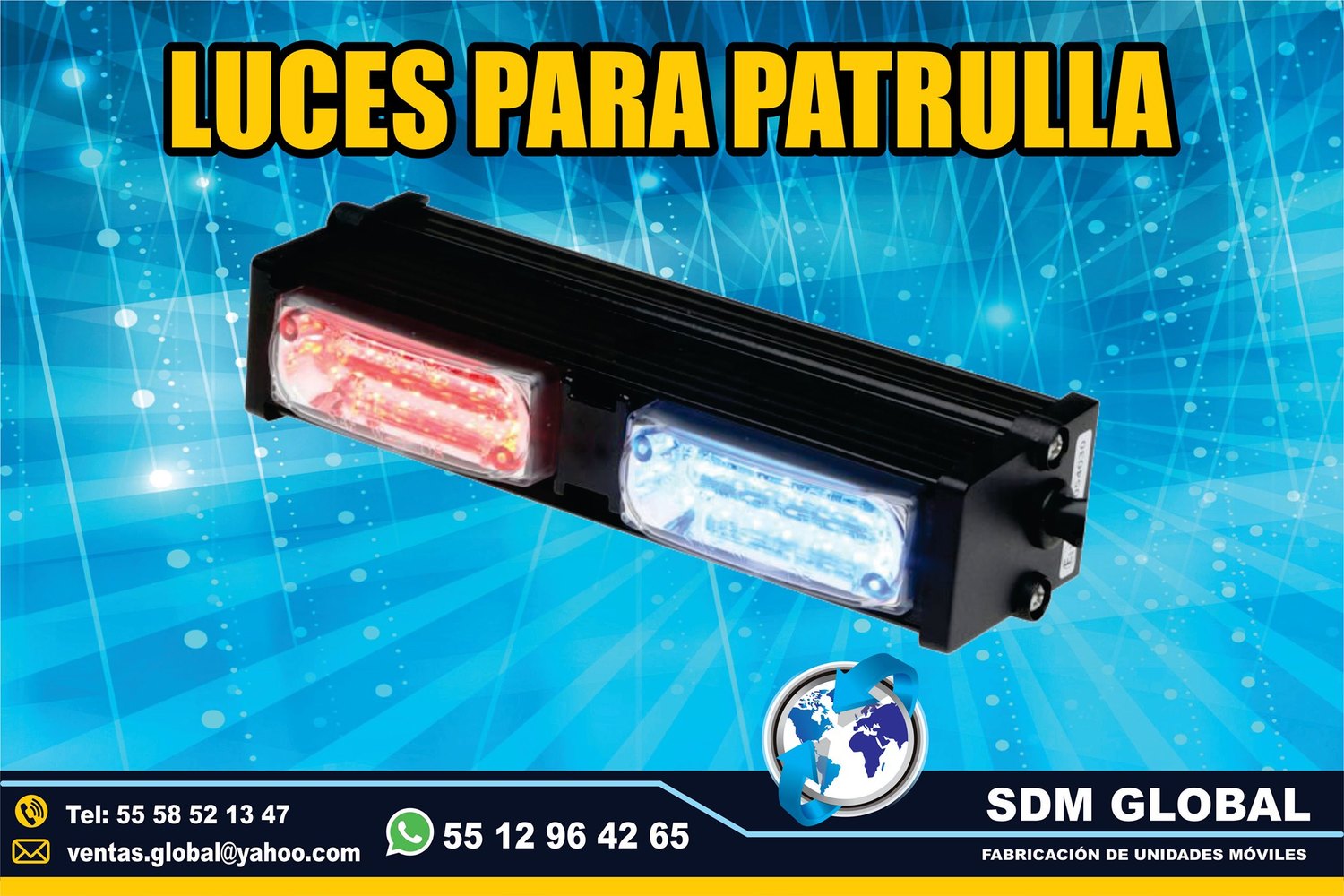 Venta de Luces Perimetrales Auxiliares para MotoPatrullas<br>