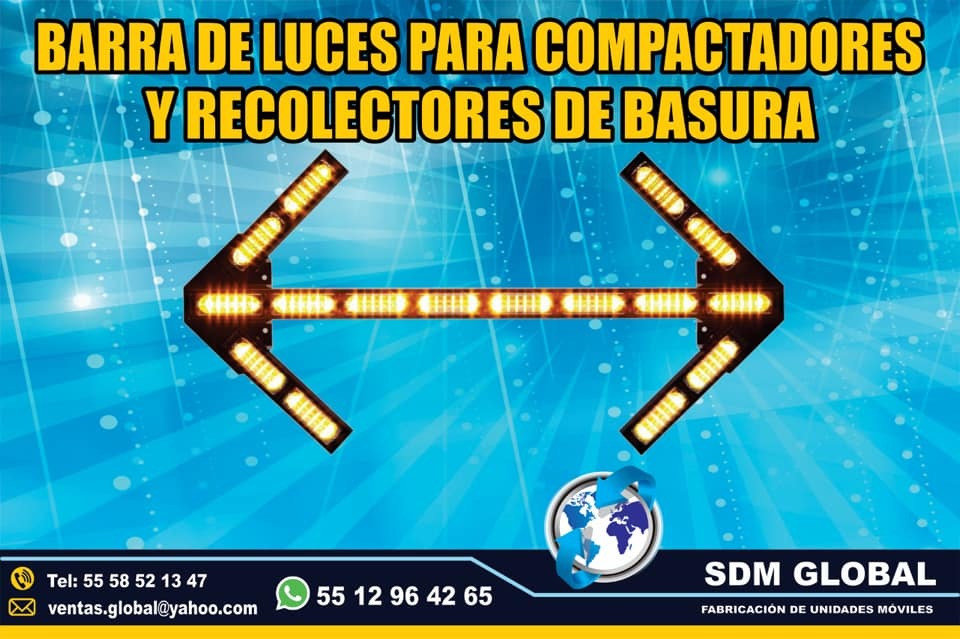 Venta de Torreta leds ambar para Rampas Hidrahulicas<br>