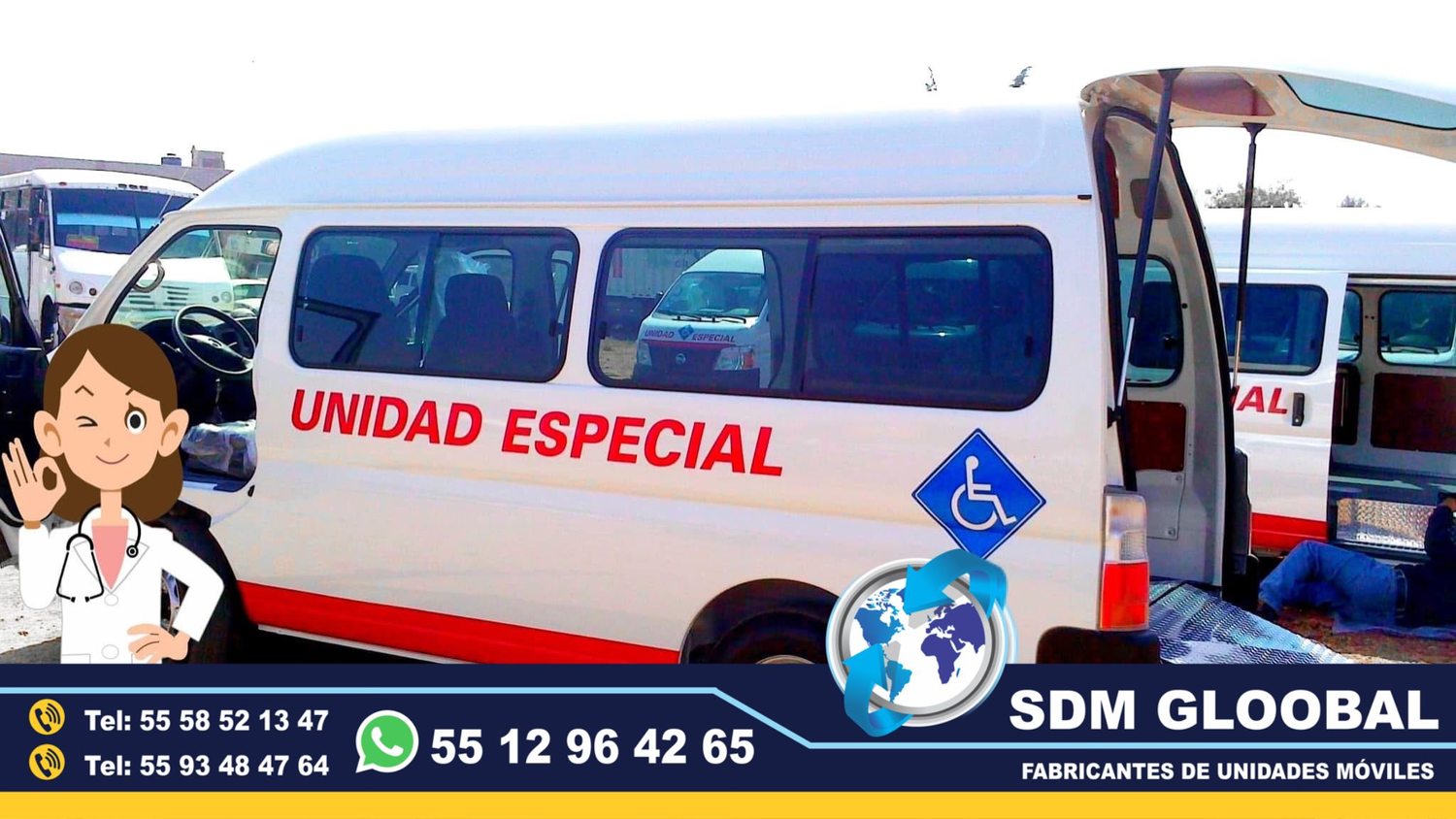 Fabricantes de Unidades Medicas Moviles traslado de pacientes<br>