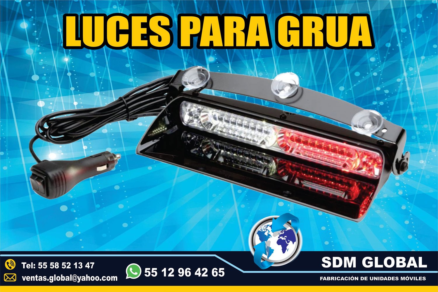 Venta de Luces Auxiliar para GRUAS ARRASTRE<br>