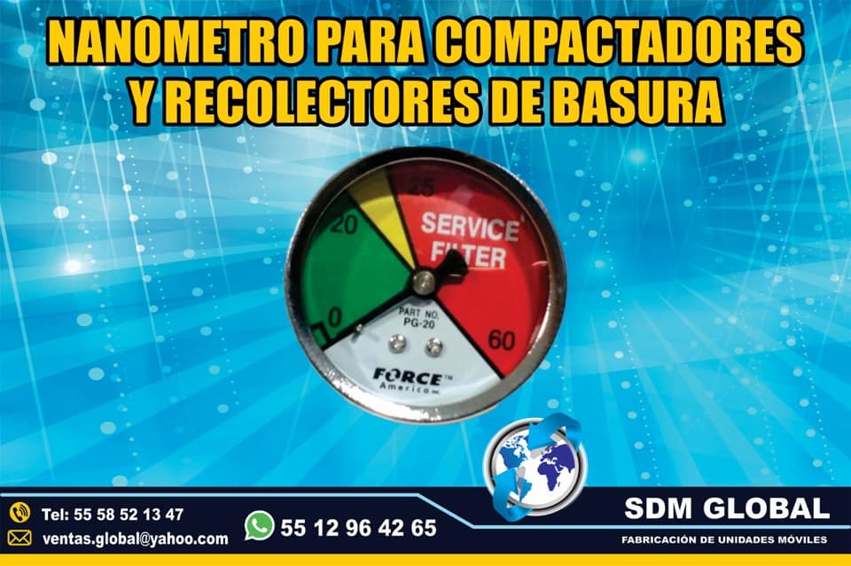 Venta de Nanometro para compactadores recolectores de basura<br>