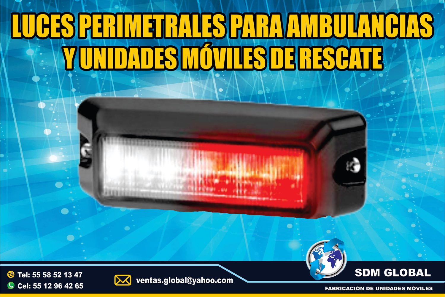 Venta de Luces Perimetrales Auxiliares para MotoPatrullas<br>