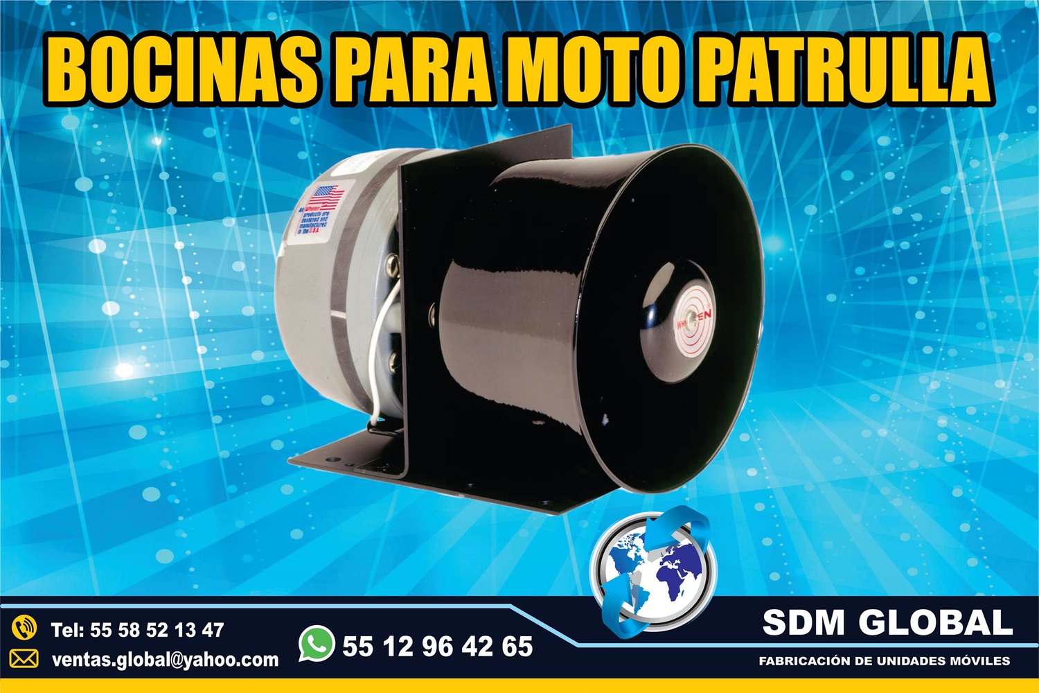 Venta de Luces Perimetrales Auxiliares para MotoPatrullas<br>