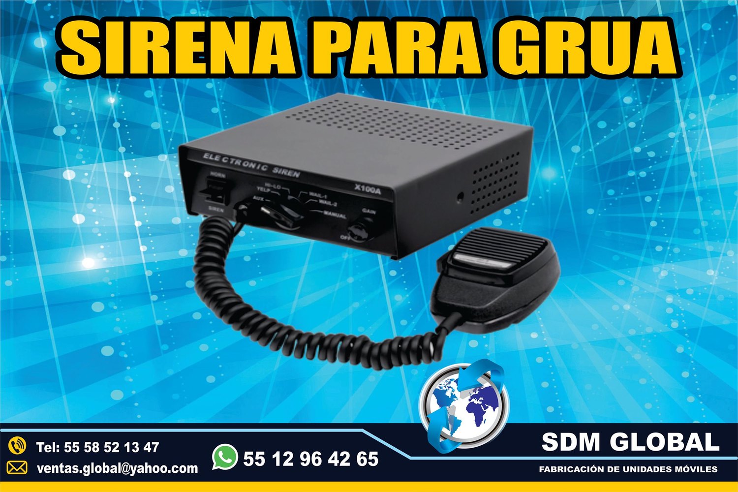 VENTA DE SIRENA Federal Signal para gruas<br>