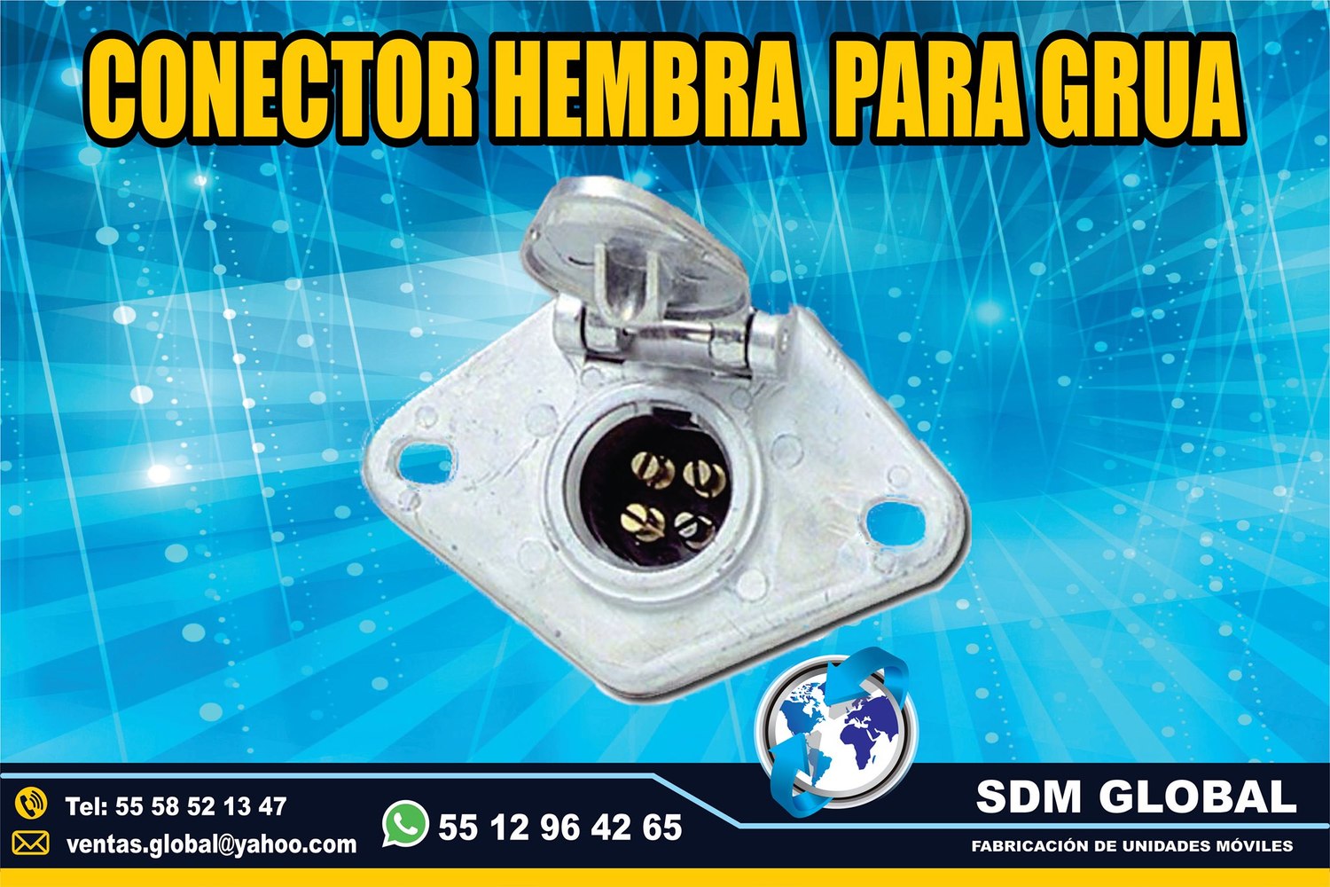 VENTA DE CONECTOR HEMBRA para gruas<br>