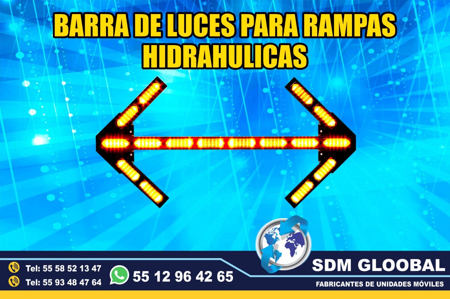 Venta de Mini torreta ambar para Rampas Hidraulicas de carga<br>