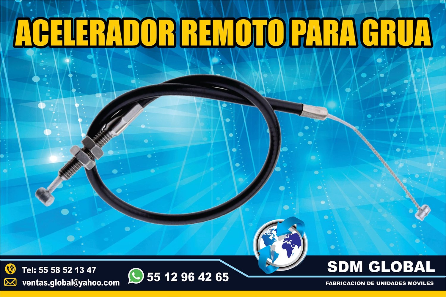 VENTA DE ACELERADOR REMOTO PARA GRUAS<br>