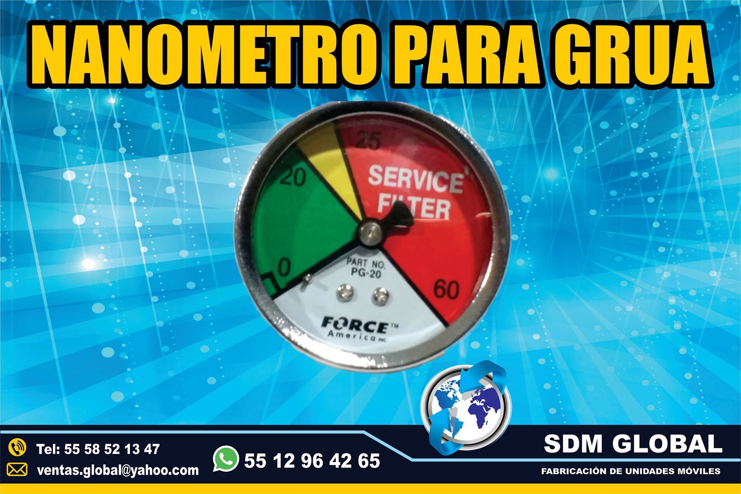 VENTA DE NANOMETRO para gruas<br>