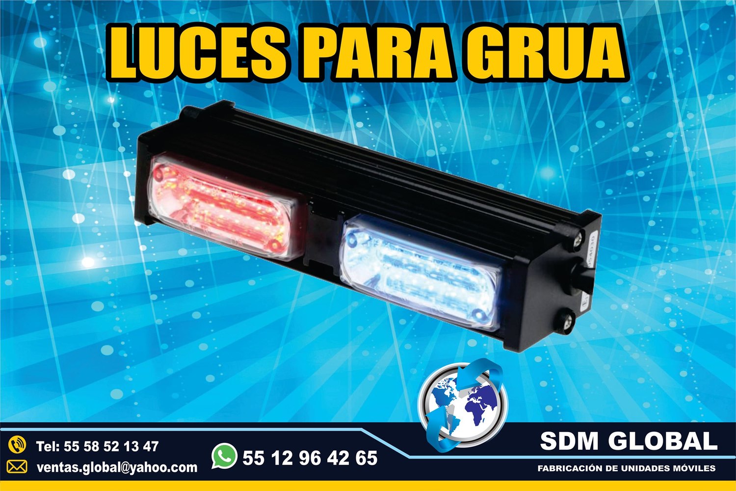 Venta de Luces Auxiliar para GRUAS SALVAMENTO<br>