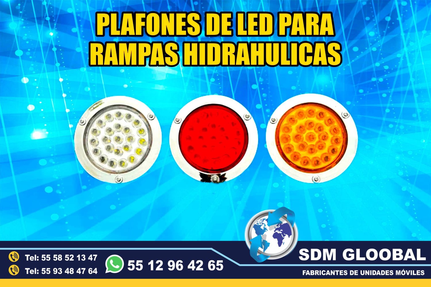 Venta de Plafones de Led para compactadores Rampas Hidraulicas de carga y descarga<br>