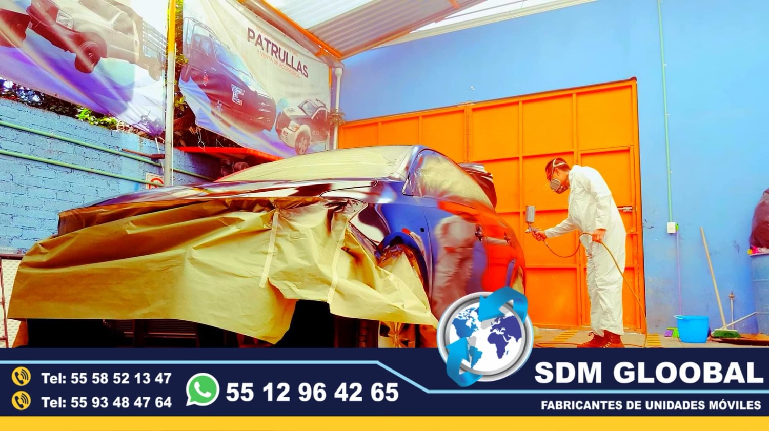 Pintura y rotulacion de patrullas sedan pick up motopatrullas<br>