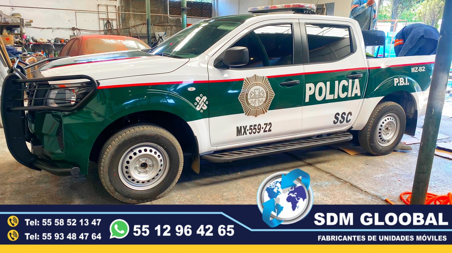 Equipamiento de Patrullas Pick Up Fabricacion Conversion y Venta 