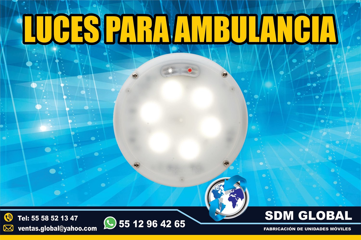 Venta de Luces Perimetrales Auxiliares para MotoPatrullas<br>