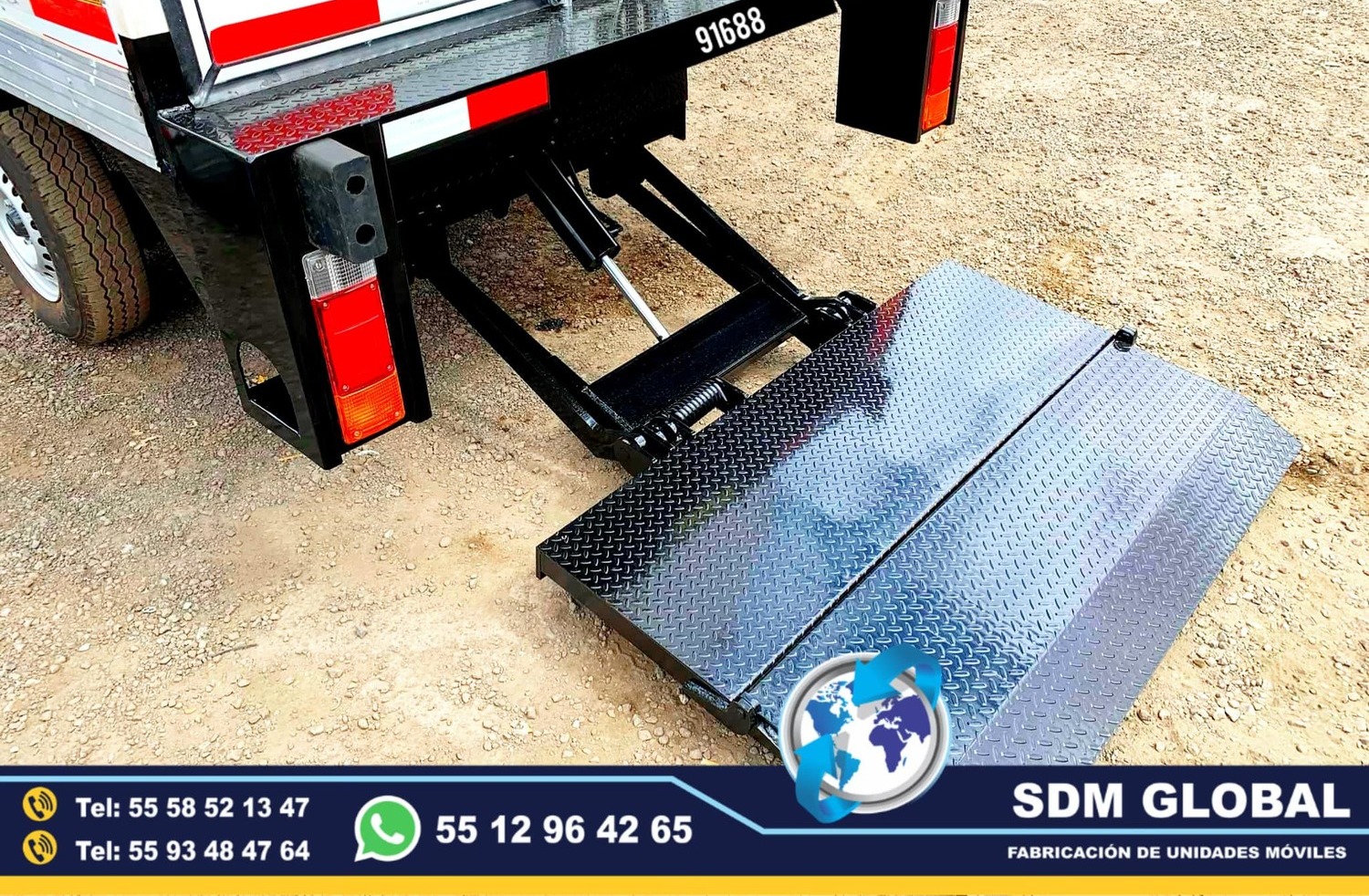 Fabricantes de Rampas Hidraulicas para camioneta y camion de carga <br>